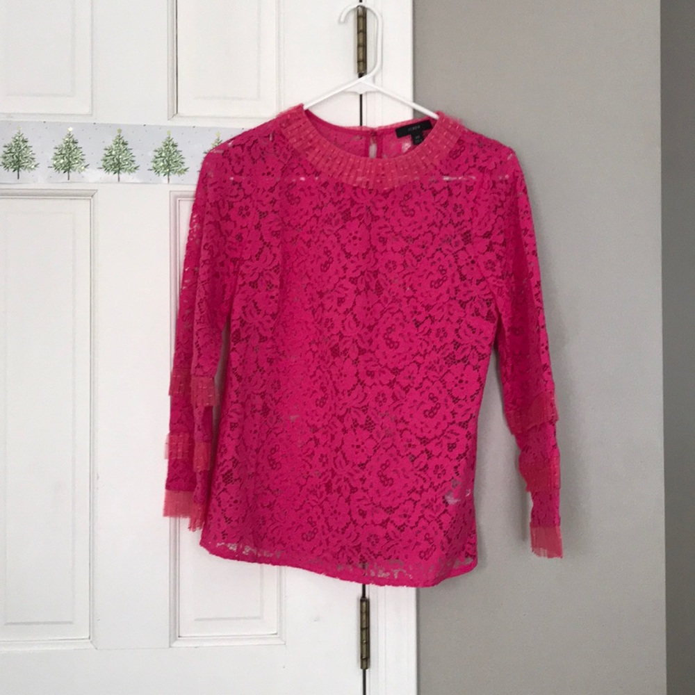 Jcrew lace  top